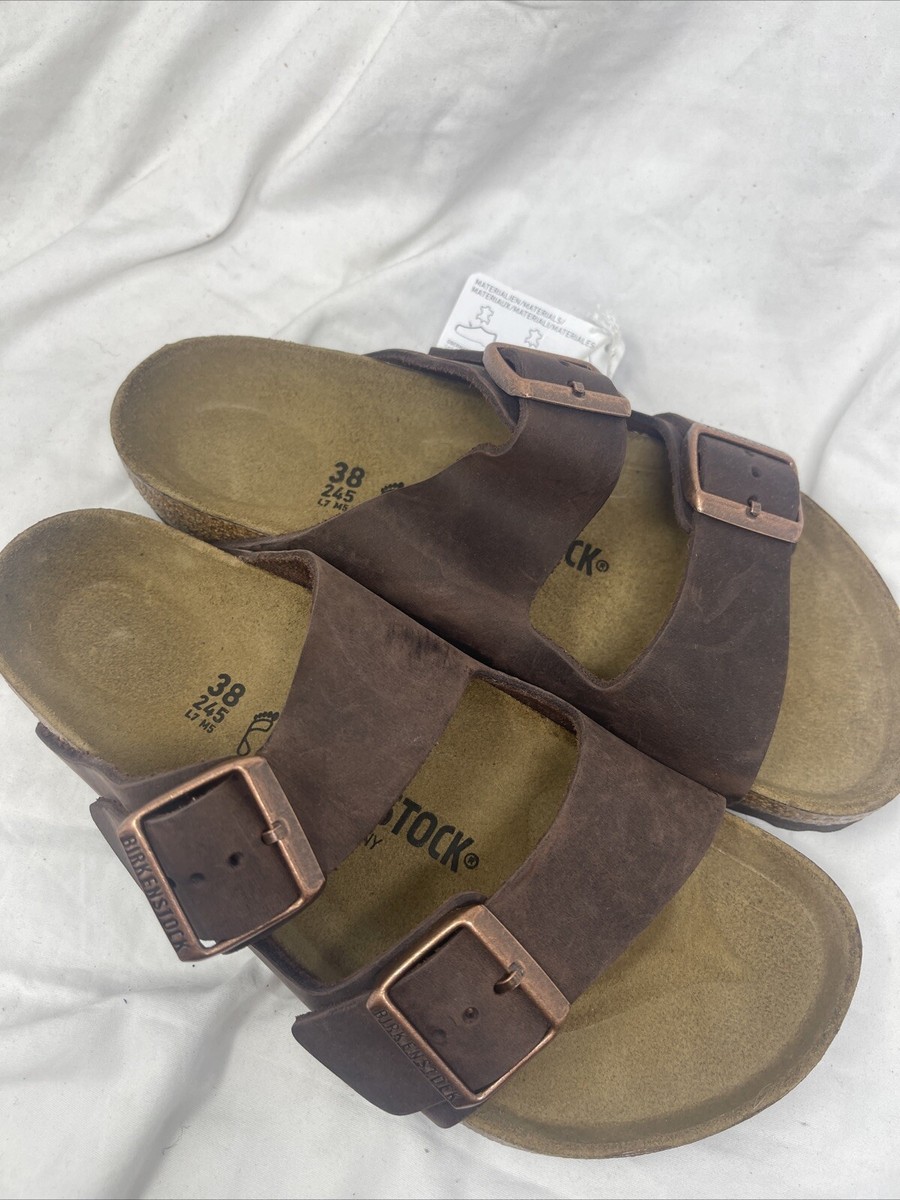 Birkenstock Arizona Size-7 Women's Sandal - Brown Eur 38 Normal