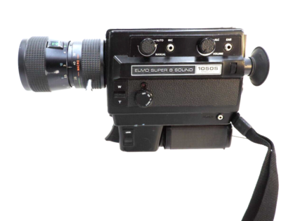 ELMO Super 8 Sound 1050S Macro Movie Camera w Case / Untested | eBay