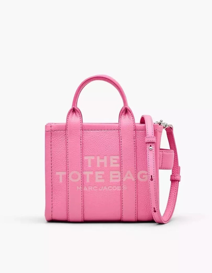 NWT {Marc Jacobs} Mini Leather Tote Bag PETAL PINK #666