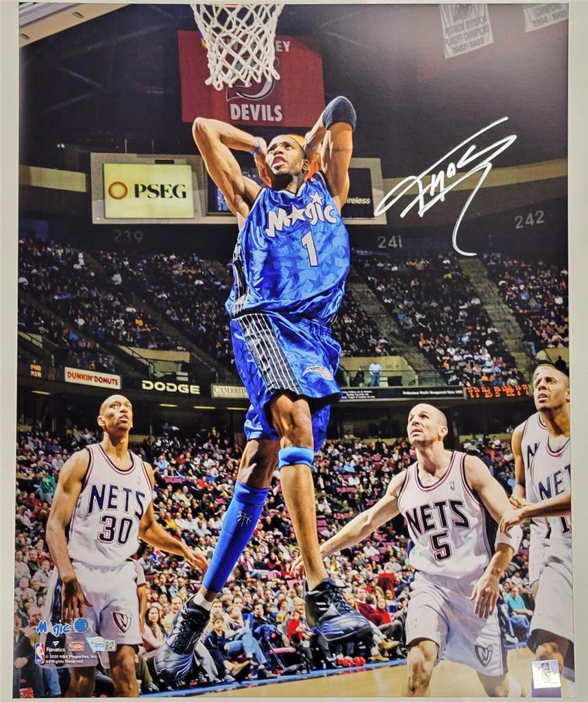 Tracy McGrady T-Mac signed Magic 16x20 photo Dunk autograph