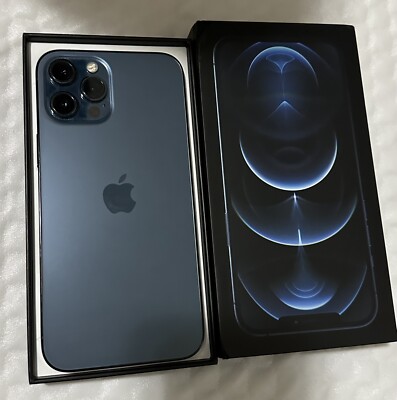 Apple iPhone 12 Pro Max - 128GB - Pacific Blue (Unlocked) | eBay