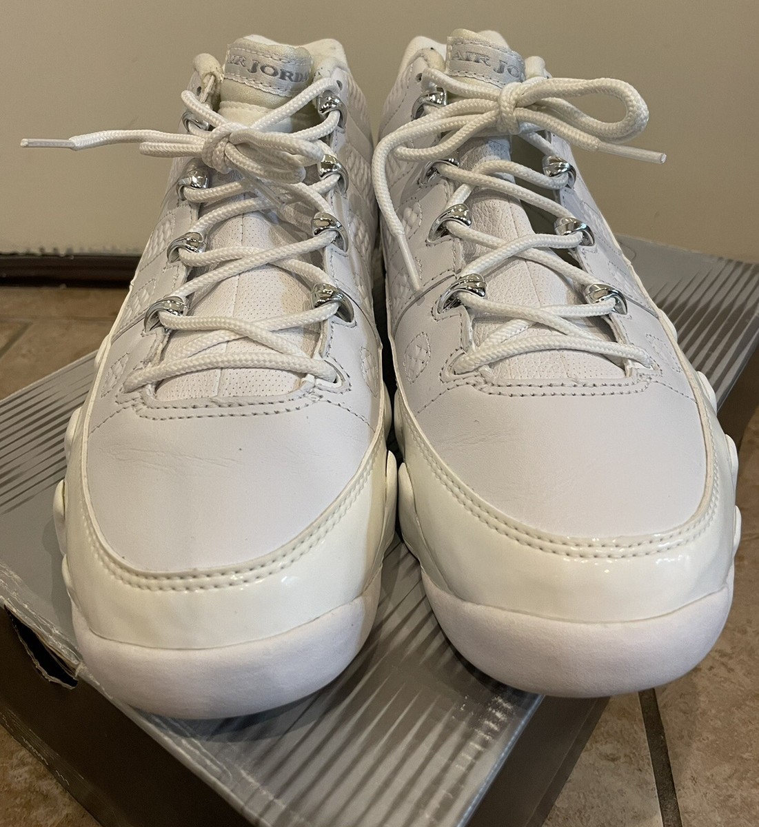 VINTAGE 2002 Jordan 9 Retro Low Chrome 303895-111 Mens Size 8.5 | eBay