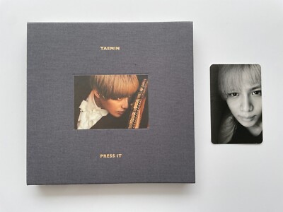 SHINee TAEMIN Press It [Navy A] 1st Full Album Korean ver. 2016 CD