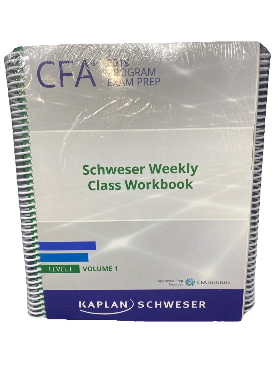 Cfa Level 1 Schweser for sale | eBay