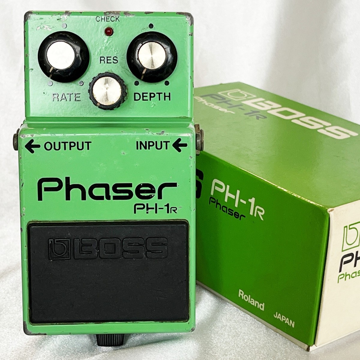 BOSS PH-1R Phaser 1984 W/Box Vintage Guitar Pedal Made in Japan