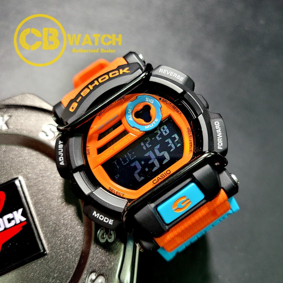 Casio G-Shock Orange Dial Unisex Watch GD-400DN-4 Orange Resin