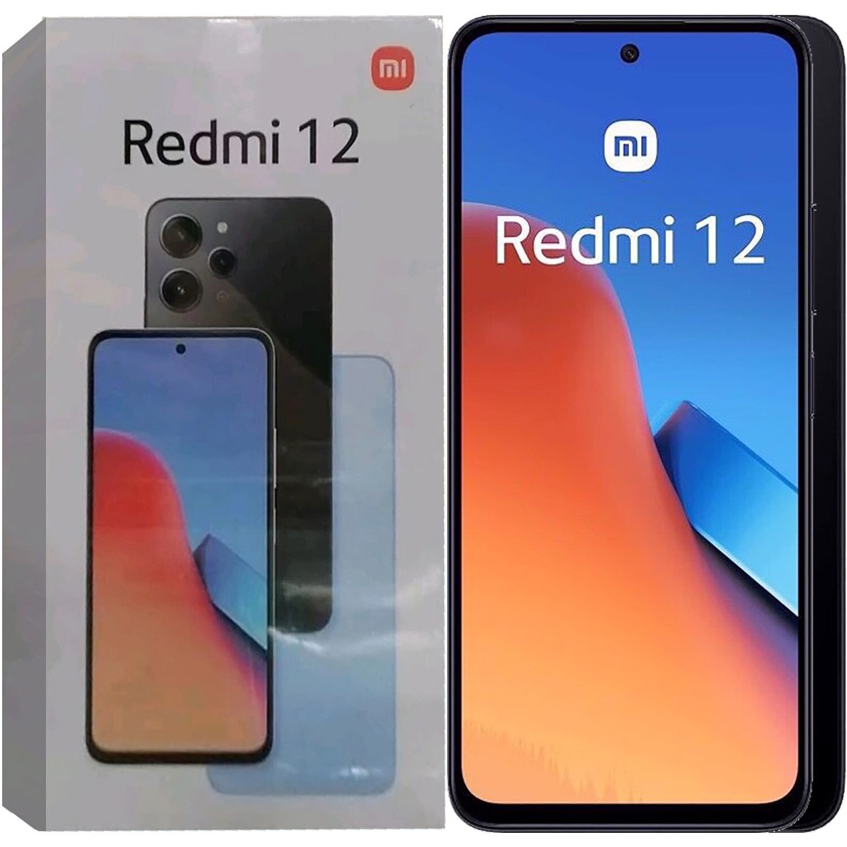 Xiaomi Redmi 12 4G Midnight Black 256GB + 8GB Dual-SIM Unlocked