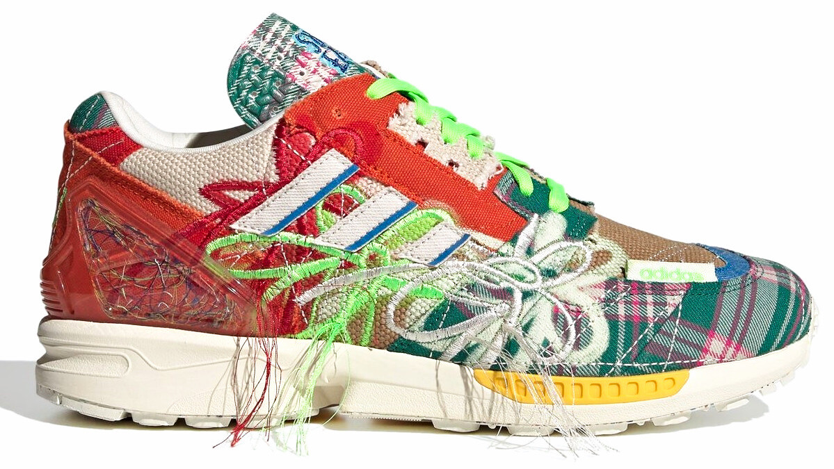 Adidas ZX 8000 Superearth x Sean Wotherspoon Off White/Blue/Red