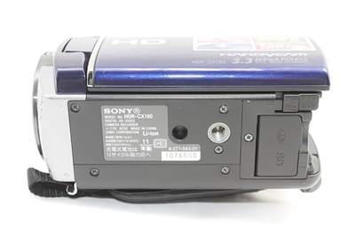 Sony HDR-CX180 Handycam HD Video Camera Camcorder Blue 30x Zoom