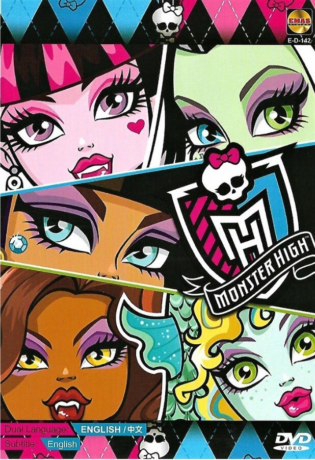 Monster High TV Series Episode 1-27 DVD Children Animated Web