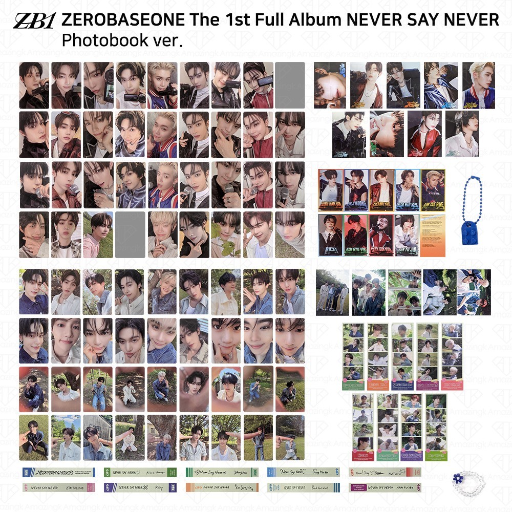 ZB1 ZEROBASEONE 1st Album Never Say Never Photobook ver. Official