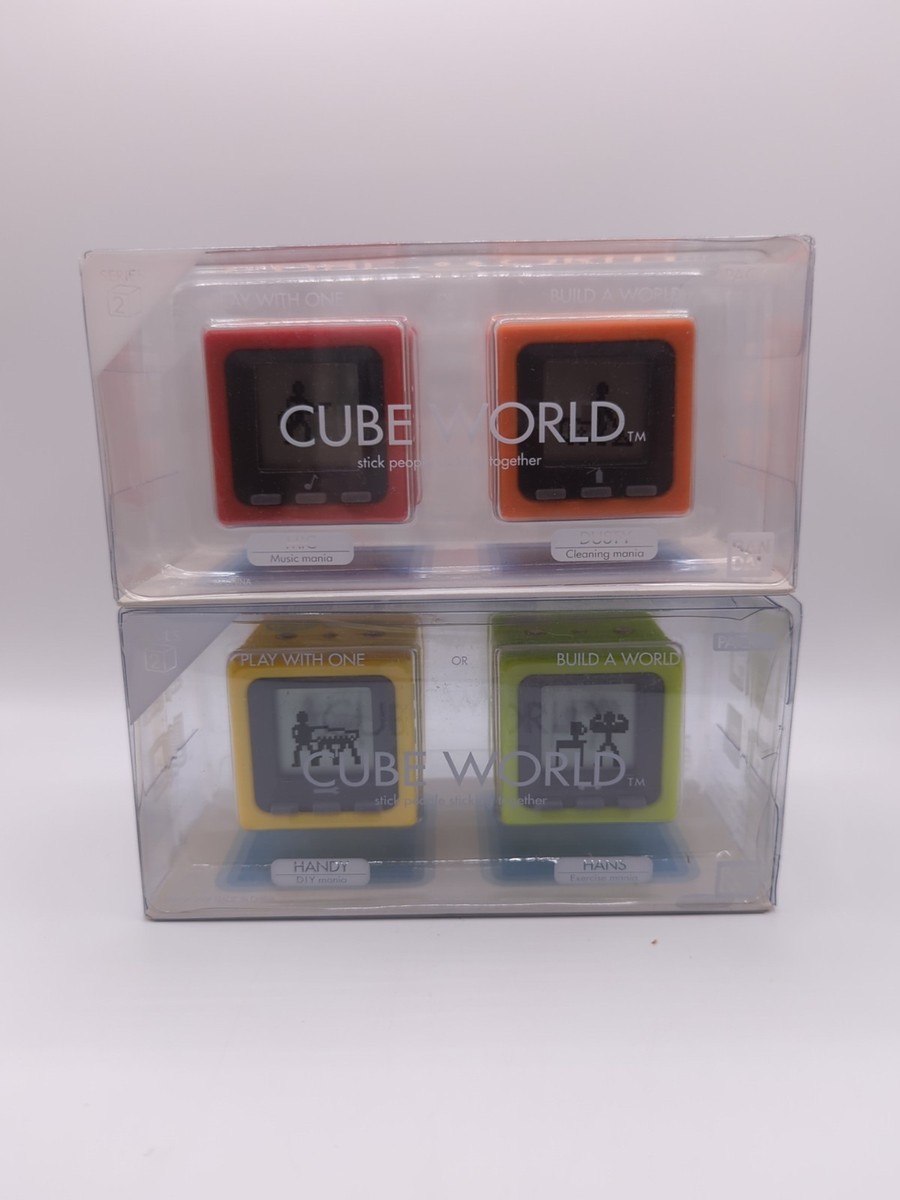 Bandai Radica Cube World Series 2 MIC DUSTY HANDY HANS - Japanese