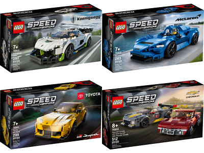 Lego Speed Champions 76900 & 76901 & 76902 & 76903 NEW - FREE