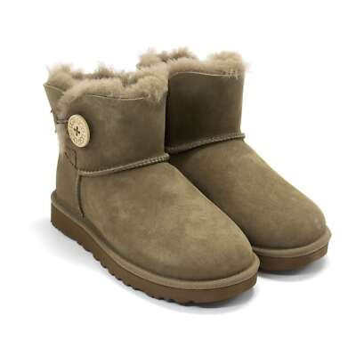UGG Boots Women UGG Mini Bailey Button II Sheepskin Winter Boots
