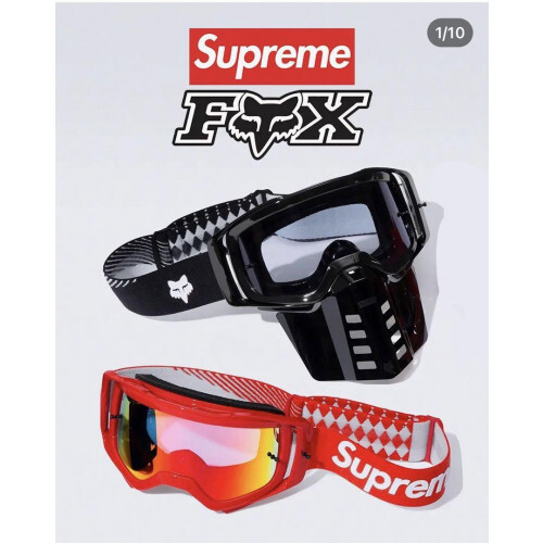 Supreme®/Fox® Racing Goggles Red | eBay