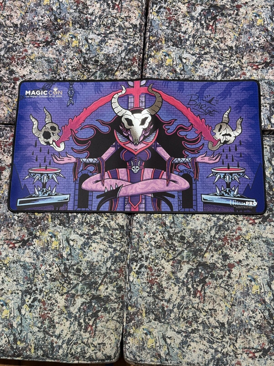 MTG Dark Ritual Secret Lair FOIL Playmat MagicCon Las Vegas Signed