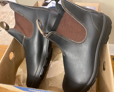 BLUNDSTONE ORIGINAL #500 STOUT BROWN LEATHER CHELSEA BOOTS SIZE 8