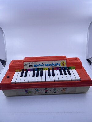 Vintage 1979 Mickey Mouse Music Machine Mini Organ – Tested