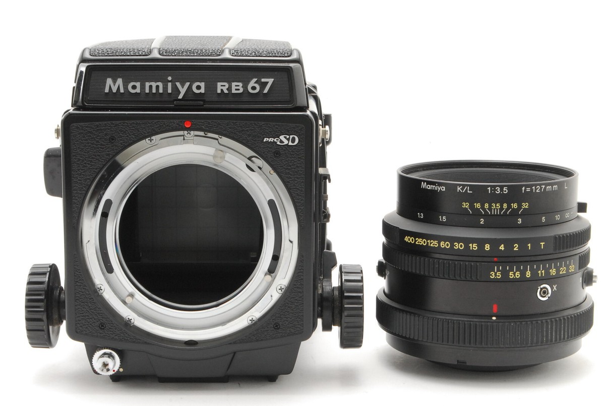 Mamiya RB67 Pro SD - 127mm f/3.5L K/L - 6x8 Filmback 