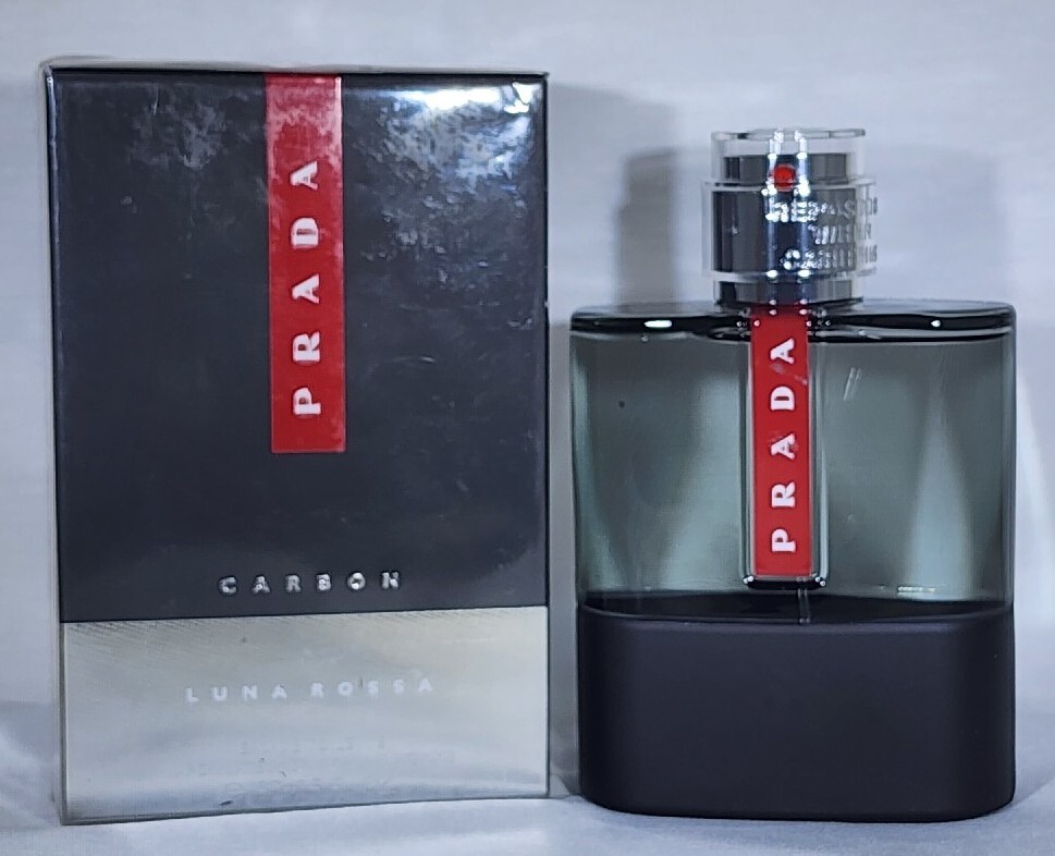 Prada Luna Rossa Carbon 5.Oz 150ml Eau De Toilette Spray For Men
