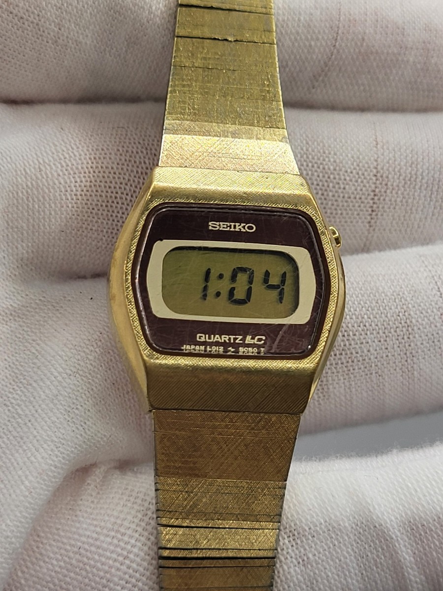 RARE WORKS] 1970's SEIKO Lcd Digital Women's Quartz LC Watch L012