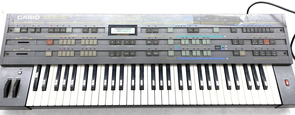 Casio CZ-5000 Phase Distortion Digital Synth Vintage Keyboard **NO