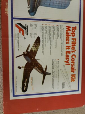 Top Flite Stand-off Scale F4U-1A CORSAIR 60 Size RC plane - 61