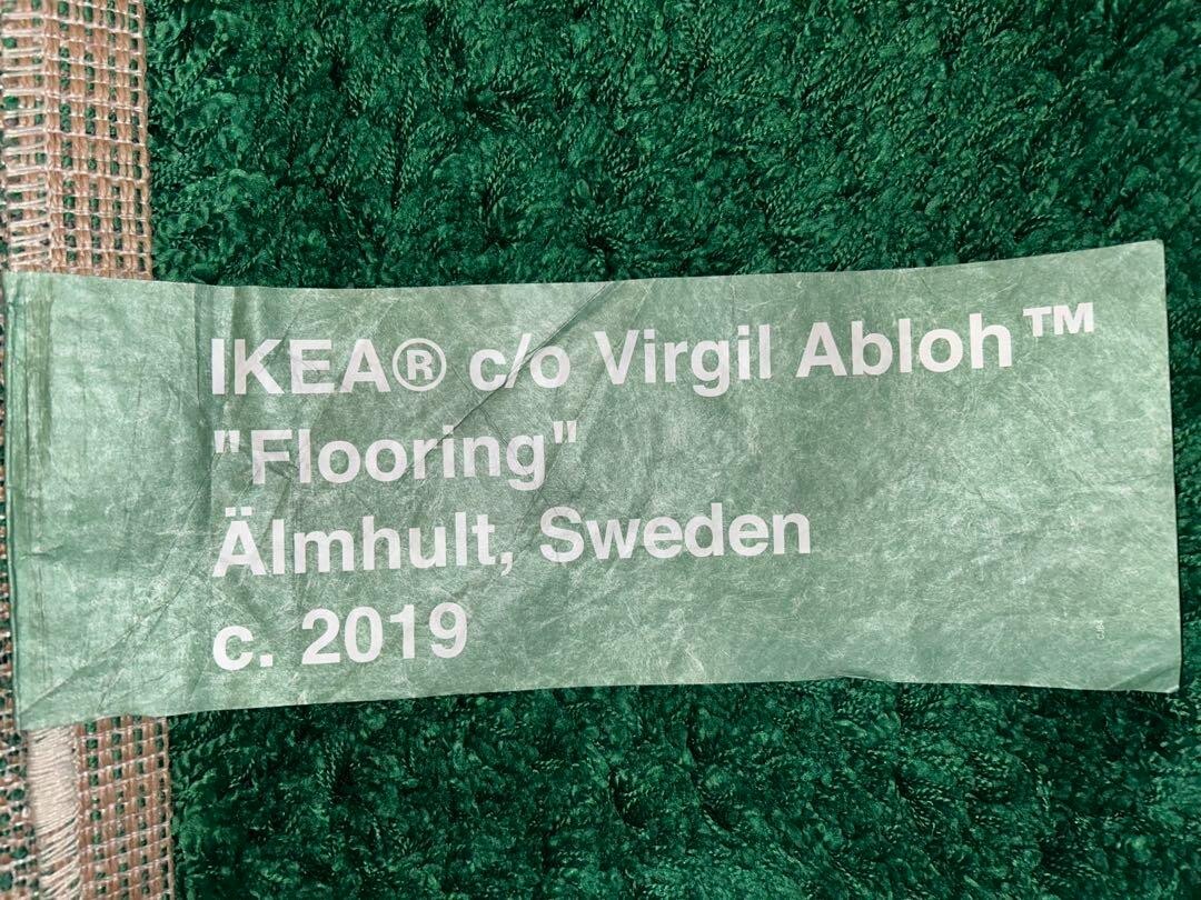 Wet Grass Virgil Abloh x IKEA Abloh Rug Green Off-White 195 x 132