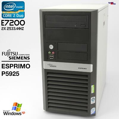 PC COMPUTER FSC FUJITSU SIEMENS ESPRIMO P5925 D2584 RS-232 E7200