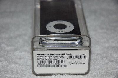 Apple iPod Nano 5th Generation Purple 16GB MC064LL/A MP3 Player