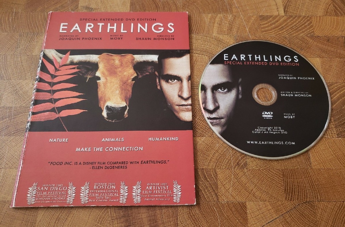 Earthlings (DVD, Special Extended Ed.) Joaquin Phoenix animal