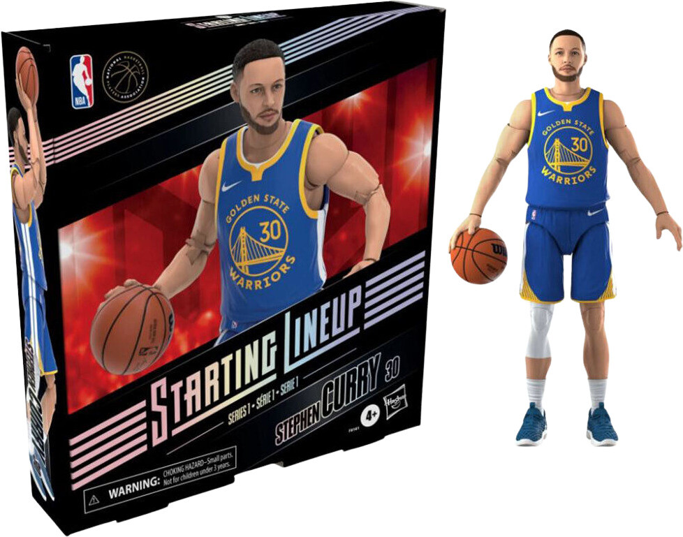 Hasbro x NBA Starting Lineup Stephen Curry 6 in Action Figure