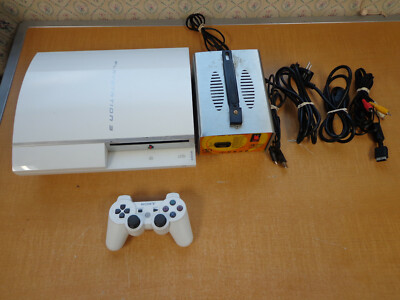 RARE! PlayStation 3 Ceramic White 40GB Console PS3 Japan With