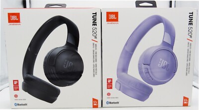 JBL Tune 520BT Wireless Bluetooth On-Ear Headphones With Built-In