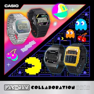 Casio Classic PAC-MAN Watch CA-53WPC-1BJR Yellow Digital Men's