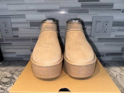 UGG Classic Ultra Mini Platform Boot Women's Sand Sizes 7W - 8W