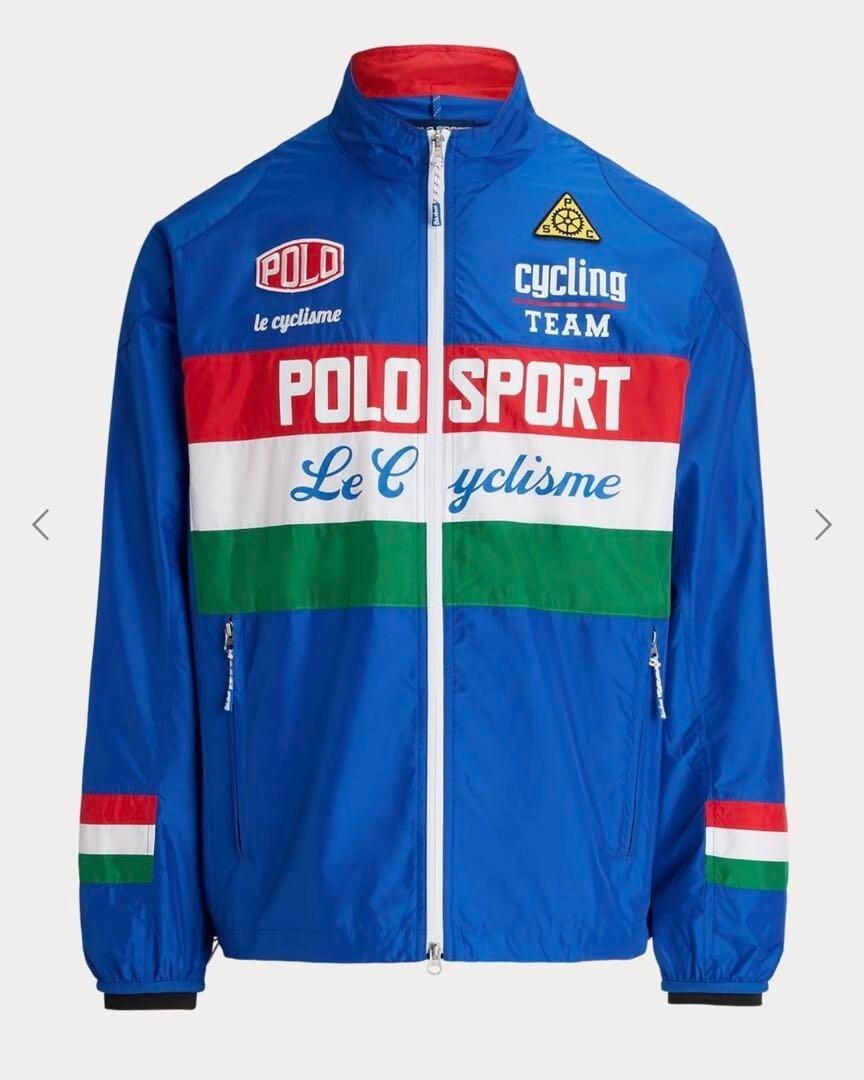POLO SPORT Cycling Jacket Blue Ralph Lauren Sports / Size : L