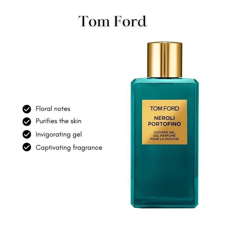 Tom Ford Neroli Portofino Shower Gel, Full Size 8.5oz/250mL NEW