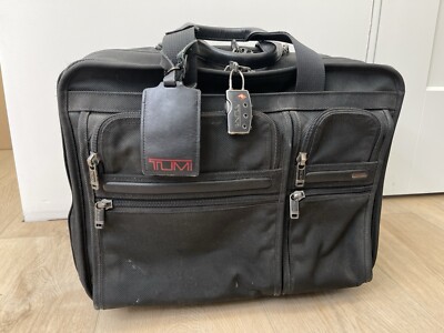 TUMI Alpha Deluxe Wheel Rolling Expandable Carry On 26103D4
