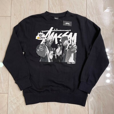 New Vintage 2013 Stussy x Yo! MTV Raps Public Enemy Crewneck