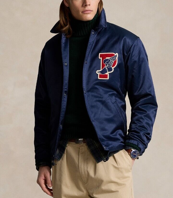 Polo Ralph Lauren P-Wing Sateen Coach's Jacket Multi Size's NWT | eBay