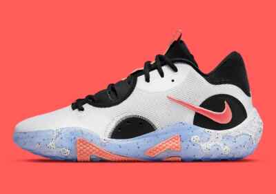 Nike PG 6 Fluoro Paul George PG6 White Crimson Red Black DC1974