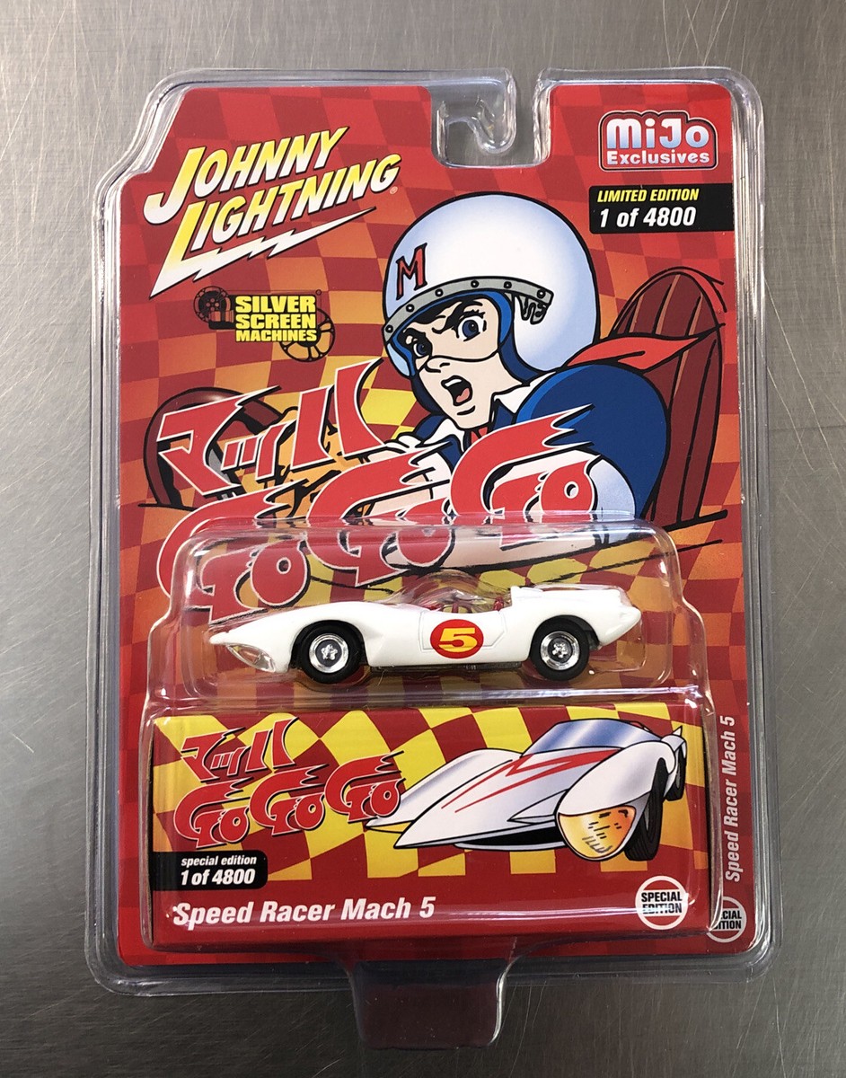 JOHNNY LIGHTNING SPEED RACER MACH 5 MIJO EXCLUSIVES SILVER SCREEN