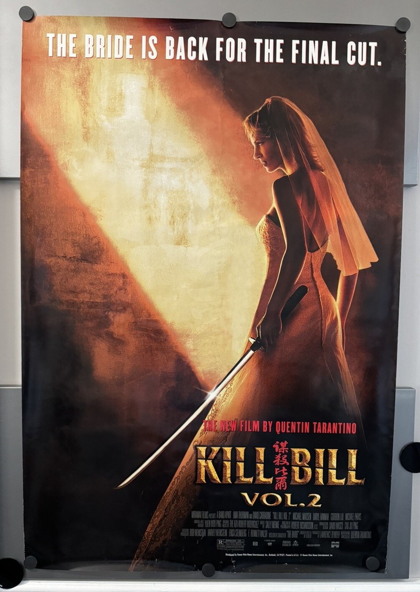 VTG ORG KILL BILL VOL 2 THE BRIDE IS BACK FOR THE FINAL CUT MOVIE