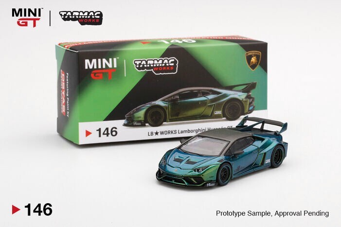 MINI GT 146 LB WORKS Lamborghini Huracán GT Magic Green LHD | eBay