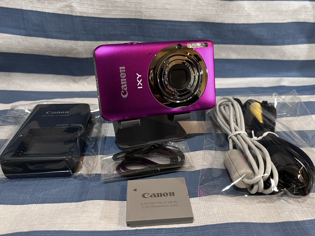 Canon IXY 210F Pink 12MP 4x F2.8, 3.0inch, Digital Camera