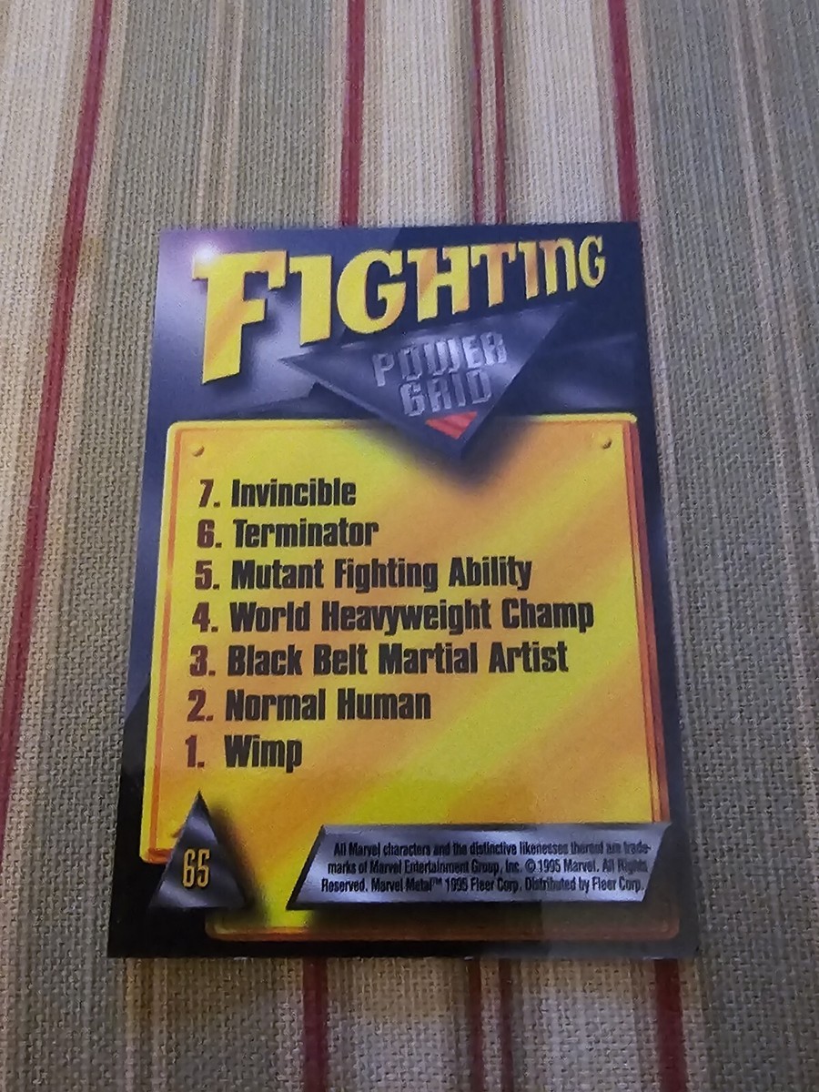 1995 FLEER MARVEL METAL SILVER FLASHERS #65 KYMAERA | eBay