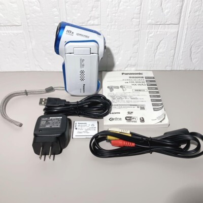 Panasonic HX-WA3-A Digital Movie Camera Blue Waterproof Full HD w