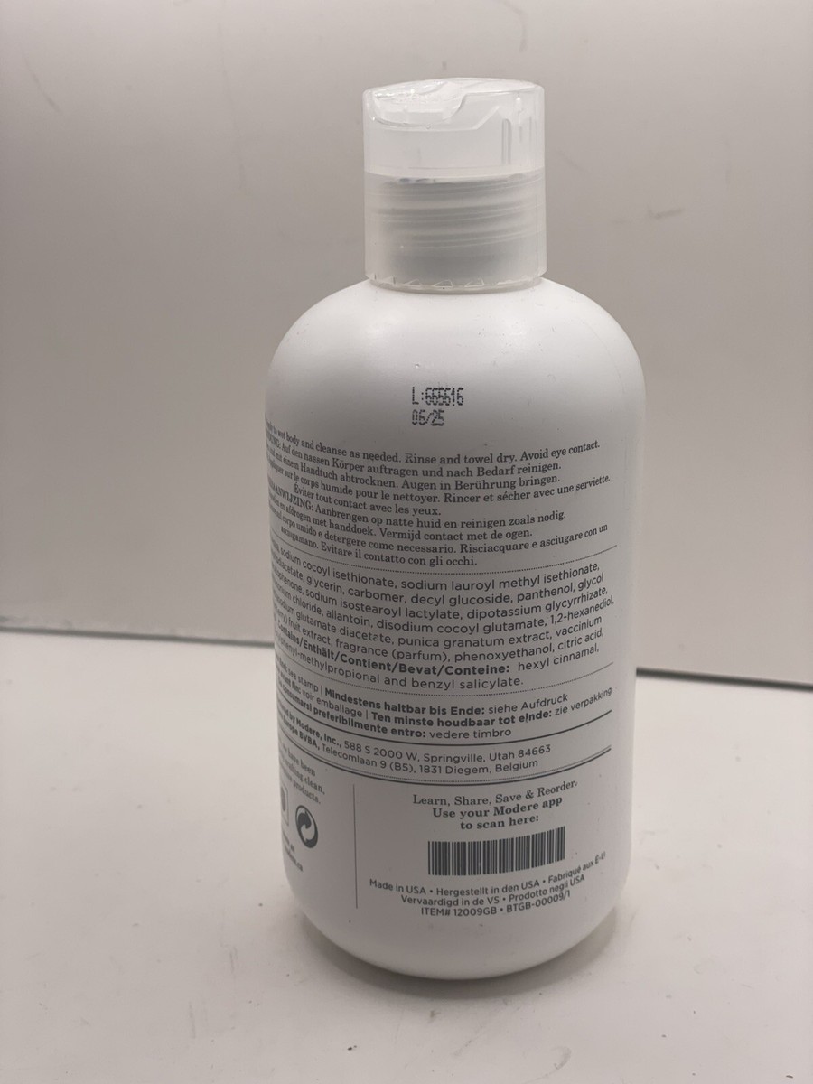 Modere Shower Gel Cleanse Gentle Cleasing with Panthenol 11.8 oz