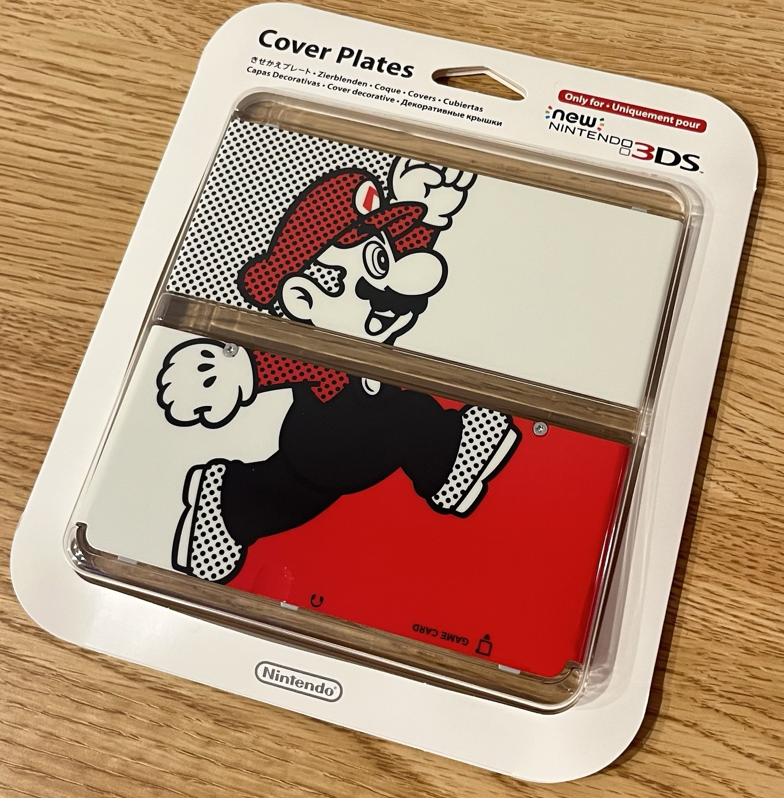 Nintendo 3DS Kisekae Cover Plates DoCoMo Mario Picasso Japan Rare